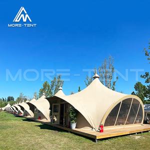 Grandes tentes de glamping indiennes en aluminium de luxe pour l'extérieur avec porte et salle de bain - Product Image 2