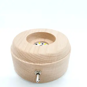 Creative music box DIY luminous wooden base