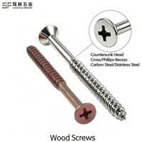 Vis pour bois DIN7997, vis pour bois ANSI/ASME B 18.6.1, vis pour bois Torx/Cross, vis à tête fraisée, fixation du bois