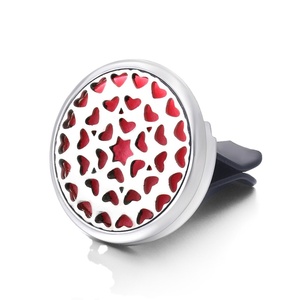 Difusor de Aroma para Coche Color Dorado, Clip para Ambientador, Perfume de Aceites Esenciales - Product Image 5