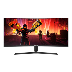 KUAI 165HZ 1ms <span class=keywords><strong>WQHD</strong></span> 3440x1440 Moniteurs PC 4K Synchronisation adaptative, inclinaison/hauteur réglable Support 34 pouces Moniteur de jeu incurvé ultra-large - Product Image 1