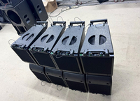 Altavoz pasivo simple y doble de 8 pulgadas, sistema de altavoces de sonido de matriz lineal, equipo grande de madera con sonido, espectáculo de escenario de Dj