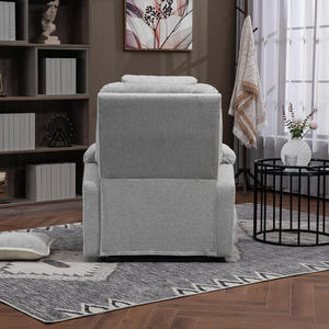 Sillón Reclinable Eléctrico de Diseño Moderno para Adultos, con Doble <span class=keywords><strong>Motor</strong></span>, Terapia Térmica, Tapicería de Tela, Sillón Reclinable Metálico para el Hogar - Product Image 6