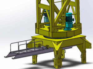เครนตั้งพื้น PT6520 พร้อมความสามารถรับน้ำหนัก 10 ตัน สำหรับอุตสาหกรรมก่อสร้างใหม่ - รวมมอเตอร์แกนกลาง แบริ่ง เกียร์ และเครื่องยนต์ - Product Image 3