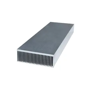 W100*H36*L200mm High Density Fins 6000 Series Aluminum Extruded Heat Sink Anodized Aluminum Extruded Heat Sink