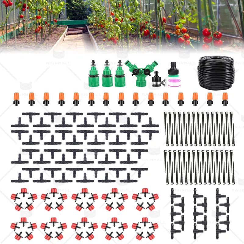 50M उद्यान किट नई पानी प्रणाली के साथ सिंचाई सामान सस्ते ड्रिप सिंचाई किट ड्रिप सिंचाई प्रणाली