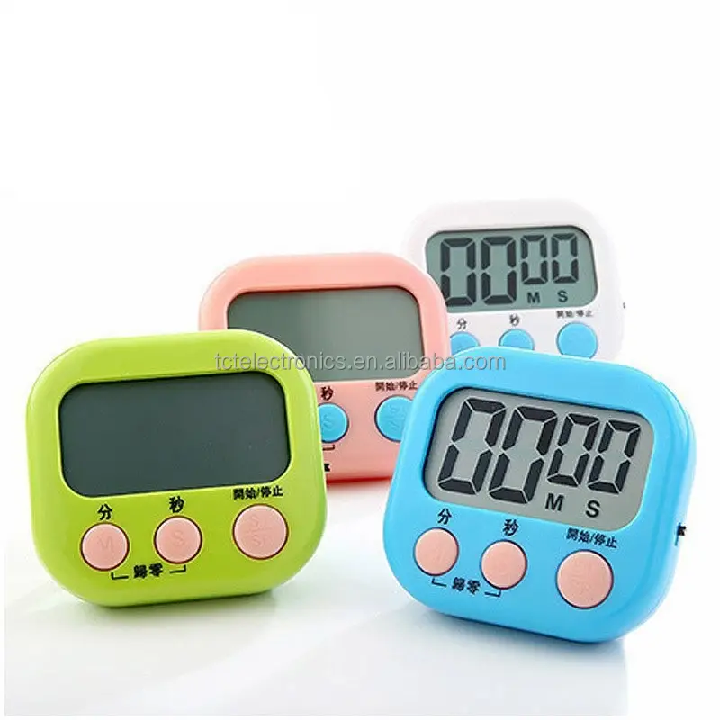 Timing timer counts down to remind postgraduate students to learn time management kitchen electronic multi-function alarm clock