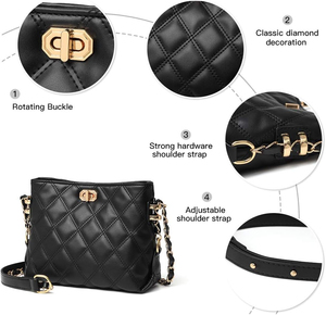 Borse a Tracolla Piccole per Donne Borsette alla Moda in Pelle Leggera Borse a Spalla - Product Image 6