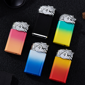Encendedor croc de doble llama con logo personalizado, nuevo diseño, 2,0, venta al por mayor - Product Image 6
