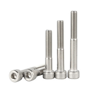 12.9 Cấp Thép Không Gỉ M3 M4 M5 M6 M8 M10 M12 M14 M16 M18 M20 M24 Nửa Chủ Đề Bên Trong Đầu Hex Ổ Cắm Cap Vít Allen Key <span class=keywords><strong>Bolt</strong></span> - Product Image 2