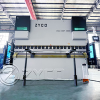 Machine de pliage CNC entièrement automatique de haute qualité ZYCO, hydraulique, pour tôles d'aluminium, 100-125 tonnes, prix bas