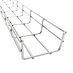 Bandeja de cable de malla de alambre de acero al carbono galvanizado en caliente en varios tamaños para aplicaciones de cableado y tendido de cables - Product Image 1