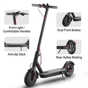 Scooter Plegable de 8.5 Pulgadas para Adultos, 350W, Aluminio, Portátil, 20km/h, Diseño Plegable para Desplazamientos Urbanos, Compacto y Portátil, Venta al Por Mayor - Product Image 5