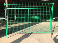 Clôture de jardin haute sécurité de 1,80 m, écologique, anti-rongeurs, extérieure, revêtement PVC 3D, facile à assembler, clôture en fil soudé incurvé 3D