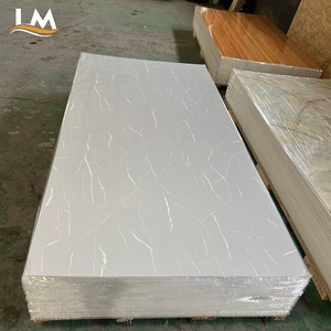 1220mm Width Large Size PVC Wall Panel Waterproof <strong>Plastic</strong> Marble <strong>Sheet</strong> UV Board Interior Wall <strong>Cladding</strong> for Bathroom Kitchen - Product Image 5