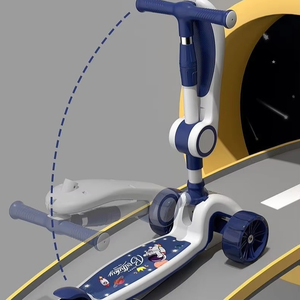 Scooter pieghevole <span class=keywords><strong>3</strong></span>-in-1 <span class=keywords><strong>per</strong></span> <span class=keywords><strong>bambini</strong></span> 2-10 <span class=keywords><strong>anni</strong></span> con altezza regolabile perfetto <span class=keywords><strong>per</strong></span> ragazzi e ragazze - Product Image 3