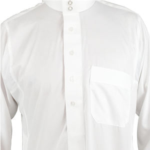 Хорошее Качество, Классический белый цвет, Саудовская Аравия, простая Мужская традиционная этническая одежда - Product Image 4