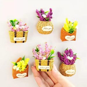 Imanes de Refrigerador con Forma de Flor, Imanes Decorativos Creativos 3D para Refrigerador, <span class=keywords><strong>Oficina</strong></span> y Cocina - Product Image 5