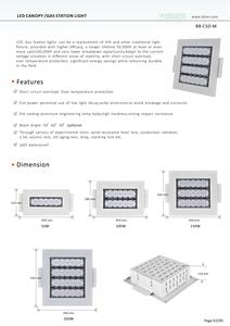 Utdoor p65 Ed anopy 50W - Product Image 6