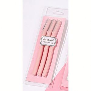 Cuchilla Profesional para Recortar Cejas, 3 Piezas, Marca Privada con Logotipo, Fácil de Usar, Rasuradora de Cejas - Product Image 3