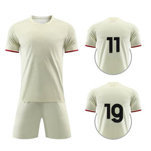 2025 gros 100% Polyester adultes Football Football rétro maillot ensemble personnalisé Football uniforme France Football maillots - Product Image 6