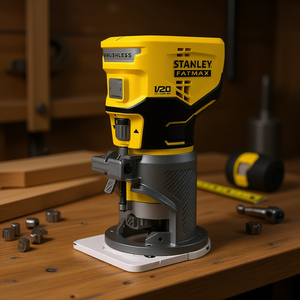 Fresadora Inalámbrica sin Escobillas Stanley Fatmax V20, Herramienta Eléctrica con Mandril de 1/2 Pulgada - Product Image 3