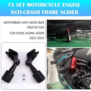 Protections de cadre et de moteur anti-chute pour moto CFMOTO 450SS/450SR/450NK, <span class=keywords><strong>carrosserie</strong></span> en aluminium, 4 couleurs au choix - Product Image 2