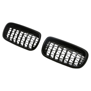 Reemplazo de Parrilla para BMW X5 F15 F16, Material ABS, Completamente Negro Brillante y Mitad Plateado, Parrilla Delantera para Modelos 2014-2018 - Product Image 4