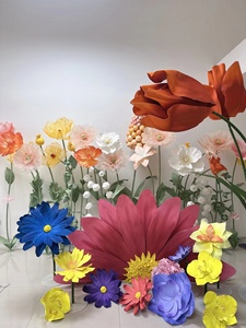 <span class=keywords><strong>Fleurs</strong></span> décoratives en mousse EVA faites à la main, tulipe géante rose rouge de 2 <span class=keywords><strong>m</strong></span> de haut avec support pour la location de mariage, ensemble de <span class=keywords><strong>fleurs</strong></span> décoratives - Product Image 6