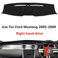 Housse de tableau de bord anti-reflet Taijs Factory pour Ford Mustang, tapis de protection pour tableau de bord de voiture pour Ford Mustang 2005-2009