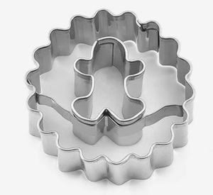 9 Chiếc Dụng Cụ Cắt Nướng Bánh Quy Bánh Quy 304 Bằng Thép Không Gỉ Hình Tròn Để Trang Trí Bánh Ngọt Bánh Ngọt Thủ Công - Product Image 3