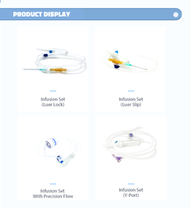 सुई pvc सामग्री के साथ डिस्पोजेबल जलसेक - Product Image 3