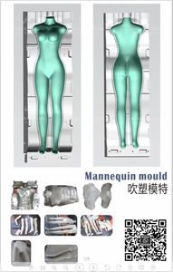 Форма для изготовления пластикового манекена для женского всего тела - Product Image 3