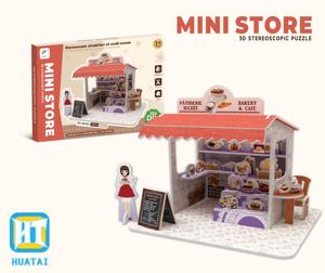 Rompecabezas 3D de Papel HTL, Set de Escenas en Miniatura DIY, Serie de Habitaciones Infantiles, Rompecabezas Educativo de Ensamblaje, Venta al Por Mayor, CPC CE - Product Image 6