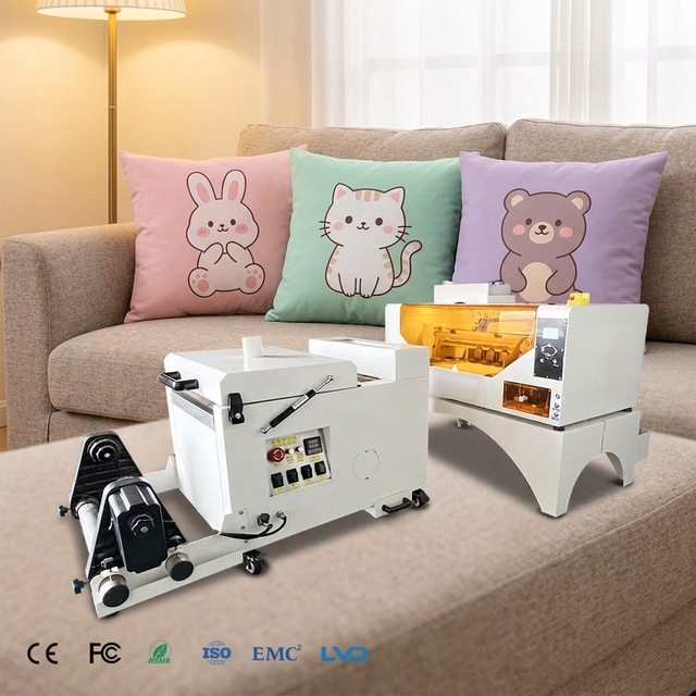 Small Business New DTF Inkjet Printer A3 Size All-in-One 30cm Flex UV Ink RIP Software Easy Operation 2400 DPI Startups
