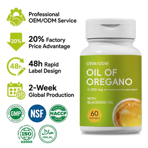 <span class=keywords><strong>Huile</strong></span> <span class=keywords><strong>d</strong></span>'<span class=keywords><strong>origan</strong></span> en marque blanche OEM/ODM 6000mg, <span class=keywords><strong>Huile</strong></span> de Nigelle, Puissant Soutien Immunitaire, Antioxydant, Haute Absorption, Gélules Molles pour le Bien-être - Product Image 4