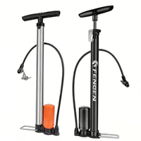 Pompe à air haute pression universelle multifonction portable en acier inoxydable haute résistance pour vélo et vélo électrique