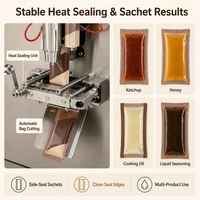 Emballage automatique à 30 poches pour lait et sucre au miel, pour l'eau et la Mayonnaise, Machine à Sauce