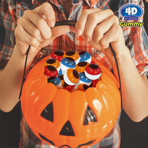 Amos Etiqueta Privada <span class=keywords><strong>FIESTA</strong></span> DE Halloween sabor a fruta 3D dulces forma de globo ocular caramelos de goma - Product Image 6
