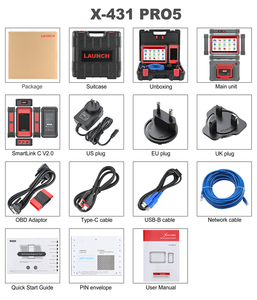 Dispositivo Automotriz en Línea para Autos X431 PRO5 Android USB/WiFi con Pantalla de 10.1 Pulgadas y 2 Años de Actualizaciones de Software X-431 PRO5 Online - Product Image 3