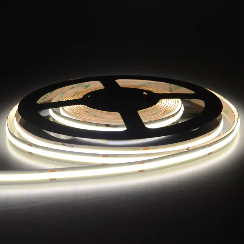 Cct Strip Led Rgbic berlari Cob Led 12 V lampu untuk Led Tv lampu belakang Strip Led Ultra tipis mikro Led Strip cahaya