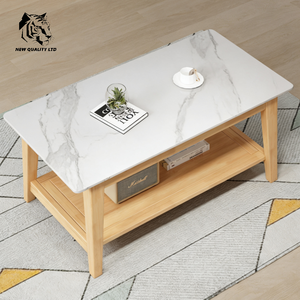 China Manufactory <b>Low</b> Cost Customized Large Stock Ready Ship Solid Wood Eco-Friendly Easy Assembly Newest Design Coffee <b>Table</b> - Product Image 3