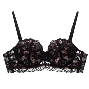 Nhà máy sản xuất đồ lót của phụ nữ Pháp cung cấp bán buôn Áo ngực ren cắt nhỏ, dày, chống chảy xệ với sự hỗ trợ hàng đầu và đẩy hàng đầu - Product Image 5