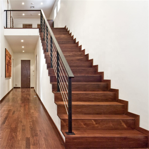 Kits de garde-corps d'escalier modernes DAIYA avec main courante de <span class=keywords><strong>balustrade</strong></span> en fil noir - Product Image 1