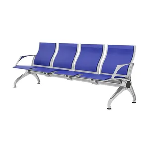 Cheap Wholesale Waiting Chair Pu Airport 4 Seater Waiting Room Chairs Hospital Clinic Seating