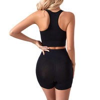 Nouvel ensemble de fitness pour femme, style européen et américain, soutien-gorge push-up à armatures, respirant, uni, pour le sport et le yoga, antichoc et confortable