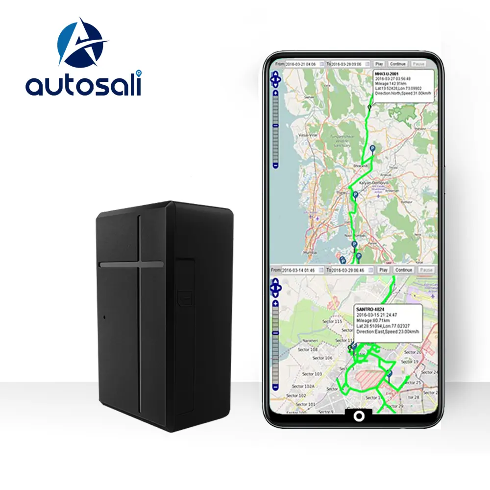 Minilocalizador GPS para coche, dispositivo de navegación inalámbrico para bicicleta, con imán, de seguridad Personal, con plataforma gratis, Ios y Android