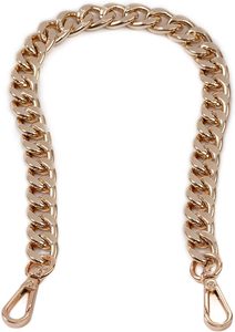 Xiazw Medium Size Fabulous Metal Shoulder Crossbody Purse <b>Strap</b> <b>Replacement</b> <b>Bag</b> Chain Accessories Gold - Product Image 1