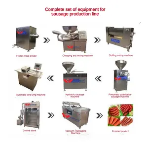 meat mincer 52/Bacon production line complete set of equipment