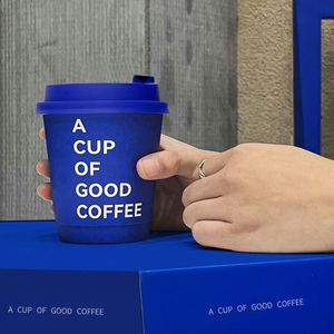 Biodegradable <b>Disposable</b> Paper <b>Cup</b> 12oz 16oz 20oz Hot Drink Coffee Double-walled Paper <b>Cups</b> with Lids - Product Image 4